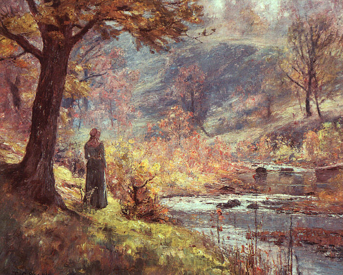 Theodore Clement Steele Morning by the Stream